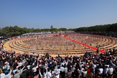 Swaminarayan sect's army of idols 'captures' a Guinness World Record | Swaminarayan sect's army of idols 'captures' a Guinness World Record