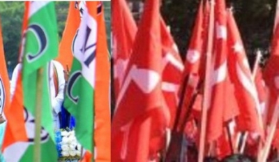 As TMC tries to read Oppn pulse, Left-Cong consolidate their alliance | As TMC tries to read Oppn pulse, Left-Cong consolidate their alliance As TMC tries to read Oppn pulse, Left-Cong consolidate their alliance | As TMC tries to read Oppn pulse, Left-Cong consolidate their alliance