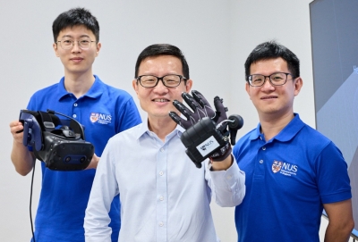 Singapore researchers create VR glove with realistic touch | Singapore researchers create VR glove with realistic touch