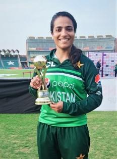 Pakistan opening batter Sidra Ameen named ICC Women's Player of the Month | Pakistan opening batter Sidra Ameen named ICC Women's Player of the Month