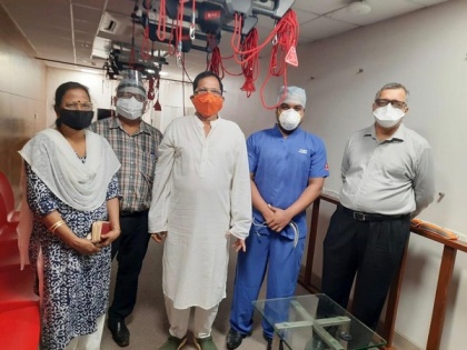 Goa: Shripad Naik visits hospital for follow-up CT scan | Goa: Shripad Naik visits hospital for follow-up CT scan