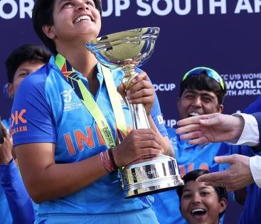 U19 Women's T20 WC: With happy tears, Shafali Verma finally has her tryst with trophy | U19 Women's T20 WC: With happy tears, Shafali Verma finally has her tryst with trophy