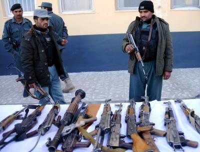 Afghan police seize large cache of weapons | Afghan police seize large cache of weapons Afghan police seize large cache of weapons | Afghan police seize large cache of weapons