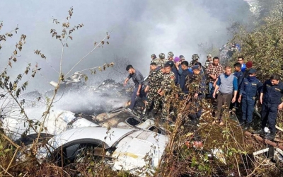 Plane with five Indians onboard crashes in Nepal: Indian embassy issues helpline numbers | Plane with five Indians onboard crashes in Nepal: Indian embassy issues helpline numbers
