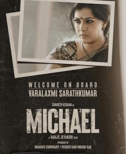 Varalaxmi Sarathkumar joins Ranjit Jeyakodi's 'Michael' | Varalaxmi Sarathkumar joins Ranjit Jeyakodi's 'Michael'