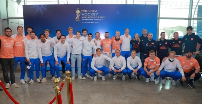 Netherlands team arrives in Bhubaneswar for Men's Hockey World Cup | Netherlands team arrives in Bhubaneswar for Men's Hockey World Cup