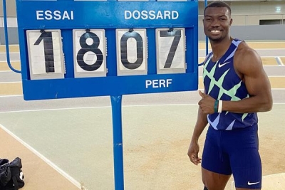 Burkina Faso's Zango breaks world indoor triple jump record | Burkina Faso's Zango breaks world indoor triple jump record