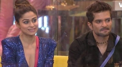 'Bigg Boss 15': Shamita, Raqesh groove to the melody of 'Saami Saami' | 'Bigg Boss 15': Shamita, Raqesh groove to the melody of 'Saami Saami'