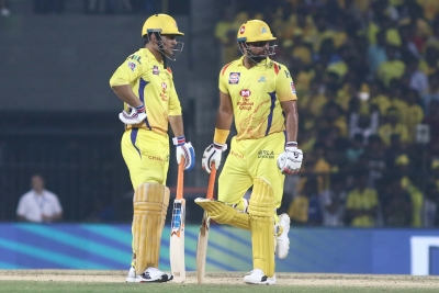 CSK share photo of Dhoni-Raina during practice on social media | CSK share photo of Dhoni-Raina during practice on social media