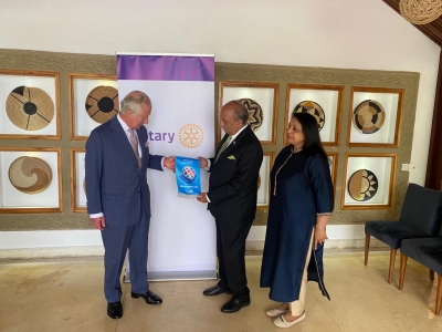 At CHOGM, Rotary awards highest recognition to Prince Charles | At CHOGM, Rotary awards highest recognition to Prince Charles