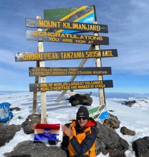 Telangana IPS officer scales Mt. Kilimanjaro | Telangana IPS officer scales Mt. Kilimanjaro