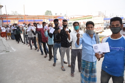 54.04% turn up to vote in 2nd phase of Bihar bypolls | 54.04% turn up to vote in 2nd phase of Bihar bypolls 54.04% turn up to vote in 2nd phase of Bihar bypolls | 54.04% turn up to vote in 2nd phase of Bihar bypolls