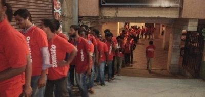 Zomato flushed with orders on New Year's Eve | Zomato flushed with orders on New Year's Eve