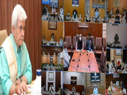 J-K LG Manoj Sinha emphasises on adopting multifold strategies to prevent COVID-19 third wave | J-K LG Manoj Sinha emphasises on adopting multifold strategies to prevent COVID-19 third wave