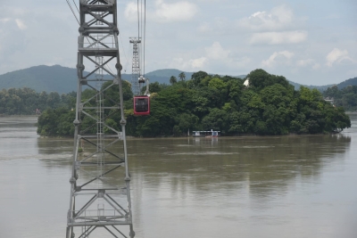 India's longest river ropeway service launched in Guwahati | India's longest river ropeway service launched in Guwahati