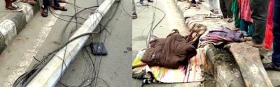 4 people sleeping on footpath killed by speeding truck in Delhi | 4 people sleeping on footpath killed by speeding truck in Delhi