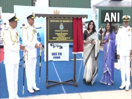 Indian Navy's second Air Squadron 316 commissioned at INS Hansa in Goa today | Indian Navy's second Air Squadron 316 commissioned at INS Hansa in Goa today