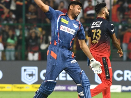 It happened in the heat of the moment: Avesh Khan regrets throwing his helmet in wild celebration against RCB | It happened in the heat of the moment: Avesh Khan regrets throwing his helmet in wild celebration against RCB