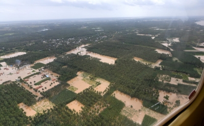 Over 62,000 shifted to relief camps in flood-hit Andhra | Over 62,000 shifted to relief camps in flood-hit Andhra