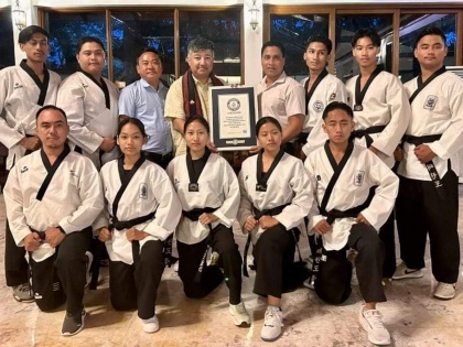 Nagaland’s taekwondo team etches name in Guinness World Records | Nagaland’s taekwondo team etches name in Guinness World Records