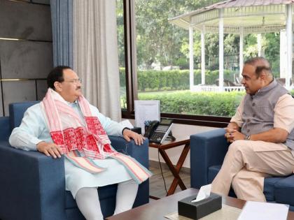 Assam CM apprises Nadda about welfare initiatives of state govt | Assam CM apprises Nadda about welfare initiatives of state govt