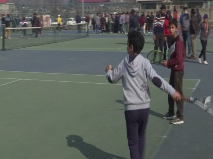 Trials to select J-K youth for the National Soft Tennis Championship held in Srinagar | Trials to select J-K youth for the National Soft Tennis Championship held in Srinagar