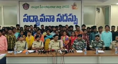 60 Maoists surrender after top leader's arrest in Andhra | 60 Maoists surrender after top leader's arrest in Andhra