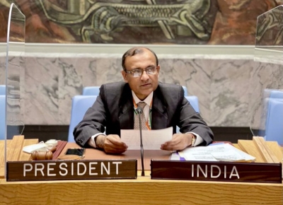 Tirumurti warns against terrorists getting chem arms in heated UNSC debate | Tirumurti warns against terrorists getting chem arms in heated UNSC debate