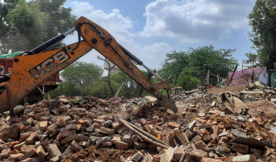 Demolition drive in Jammu for construction of flats for economically weaker sections | Demolition drive in Jammu for construction of flats for economically weaker sections Demolition drive in Jammu for construction of flats for economically weaker sections | Demolition drive in Jammu for construction of flats for economically weaker sections