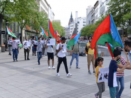 Baloch activists hold protest in Germany against human rights violations in Balochistan | Baloch activists hold protest in Germany against human rights violations in Balochistan