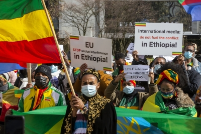 Ethiopians protest against foreign interference | Ethiopians protest against foreign interference