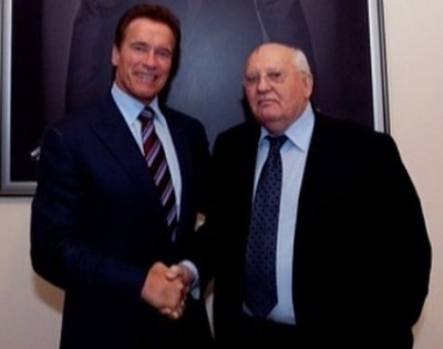 Schwarzenegger recalls meeting Gorbachev: 'One of my heroes' | Schwarzenegger recalls meeting Gorbachev: 'One of my heroes'