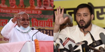 Tejashwi claims Nitish unaware of Bihar question paper leak | Tejashwi claims Nitish unaware of Bihar question paper leak