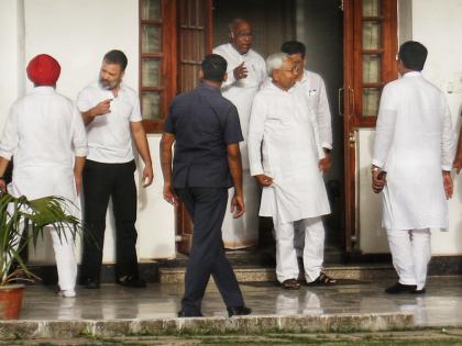 'Mission 2024': Nitish meets Kharge, Rahul; Oppn meet's date, place to be decided soon | 'Mission 2024': Nitish meets Kharge, Rahul; Oppn meet's date, place to be decided soon