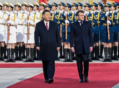 Macron counts on Xi 'to bring Russia to senses' for ending Ukraine war | Macron counts on Xi 'to bring Russia to senses' for ending Ukraine war