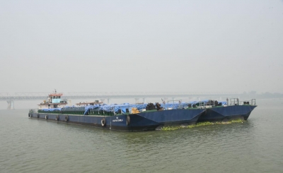 Longest vessel ever to sail on Brahmaputra completes pilot run | Longest vessel ever to sail on Brahmaputra completes pilot run