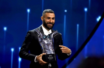 Benzema beats De Bruyne, Courtois, wins UEFA Men's Player of the Year | Benzema beats De Bruyne, Courtois, wins UEFA Men's Player of the Year
