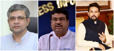 Vaishnaw, Pradhan, Anurag Thakur big gainers in Cabinet revamp | Vaishnaw, Pradhan, Anurag Thakur big gainers in Cabinet revamp