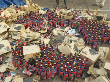 Telangana seizes 14,000 liters liquor after ECI's strict orders | Telangana seizes 14,000 liters liquor after ECI's strict orders Telangana seizes 14,000 liters liquor after ECI's strict orders | Telangana seizes 14,000 liters liquor after ECI's strict orders