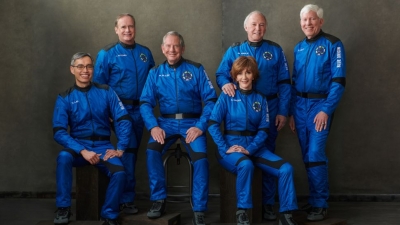Blue Origin conducts 4th flight to edge of space with 6 people | Blue Origin conducts 4th flight to edge of space with 6 people