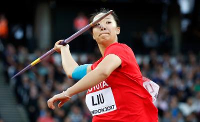 Chinese javelin thrower Shiying conserving energy for Olympics | Chinese javelin thrower Shiying conserving energy for Olympics