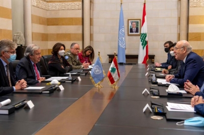Lebanon is at centre of UN strategies, efforts: Guterres | Lebanon is at centre of UN strategies, efforts: Guterres