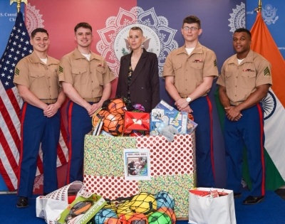 US Marines deliver Christmas gifts to rescued children at Chennai NGO | US Marines deliver Christmas gifts to rescued children at Chennai NGO