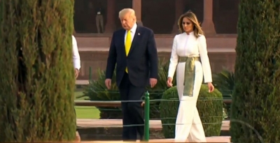 Taj Mahal inspires awe: Trump after his visit | Taj Mahal inspires awe: Trump after his visit Taj Mahal inspires awe: Trump after his visit | Taj Mahal inspires awe: Trump after his visit