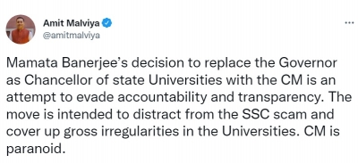 Attempt to evade accountability, transparency: BJP hits out at Mamata govt | Attempt to evade accountability, transparency: BJP hits out at Mamata govt Attempt to evade accountability, transparency: BJP hits out at Mamata govt | Attempt to evade accountability, transparency: BJP hits out at Mamata govt