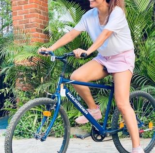 On World Bicycle Day, Sapna Thakur peddles down memory lane | On World Bicycle Day, Sapna Thakur peddles down memory lane