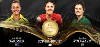 Gardner, Sciver-Brunt and Wolvaardt in shortlist for ICC Women Player of the Month for February | Gardner, Sciver-Brunt and Wolvaardt in shortlist for ICC Women Player of the Month for February