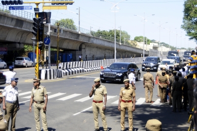 Five-tier security in Chennai ahead of PM's visit | Five-tier security in Chennai ahead of PM's visit