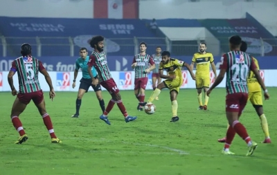ATK Mohun Bagan, Hyderabad share points in 1-1 draw | ATK Mohun Bagan, Hyderabad share points in 1-1 draw