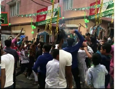 14 minors held for flashing swords on remix of Akbaruddin Owaisi's anti-Hindu speech in K'taka | 14 minors held for flashing swords on remix of Akbaruddin Owaisi's anti-Hindu speech in K'taka